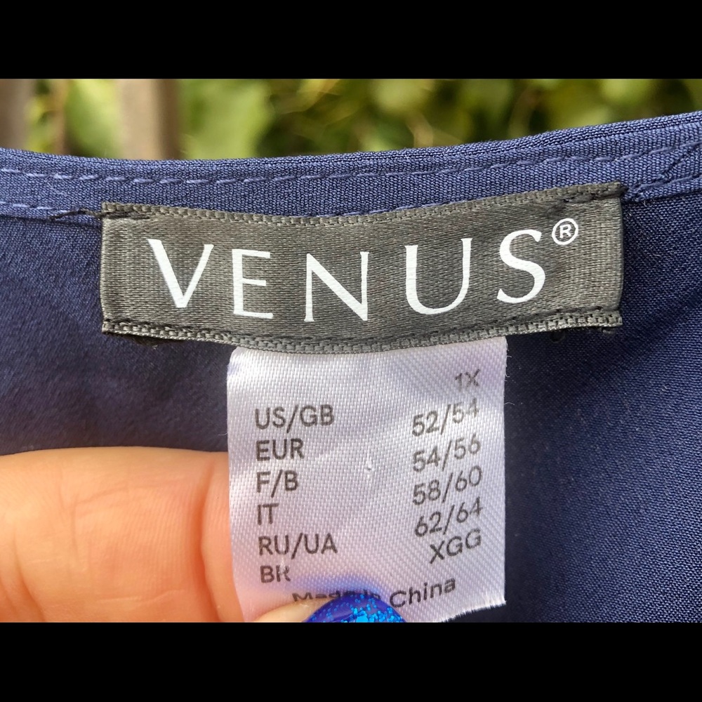 VENUS NAVY RUFFLE LACE UP MINI DRESS - Picture 6 of 8